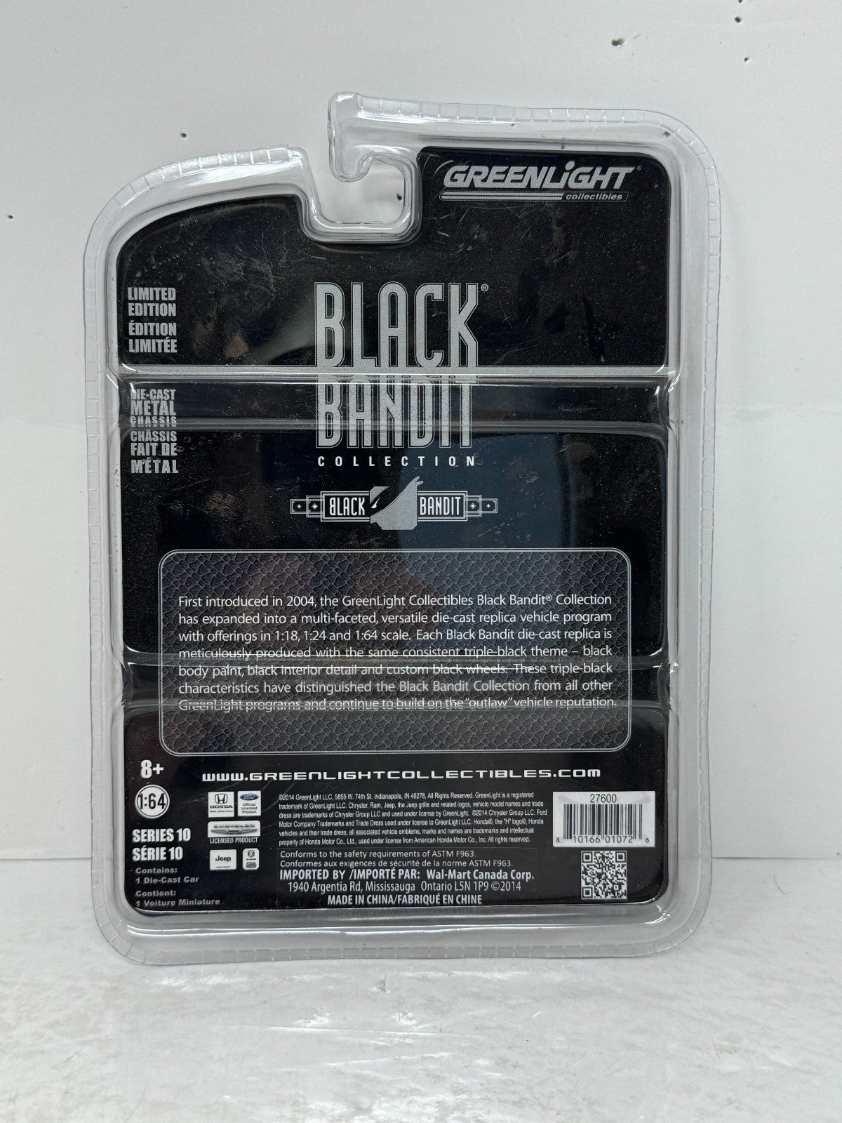 Greenlight Black Bandit 1970 Ford Bronco 1:64 Diecast