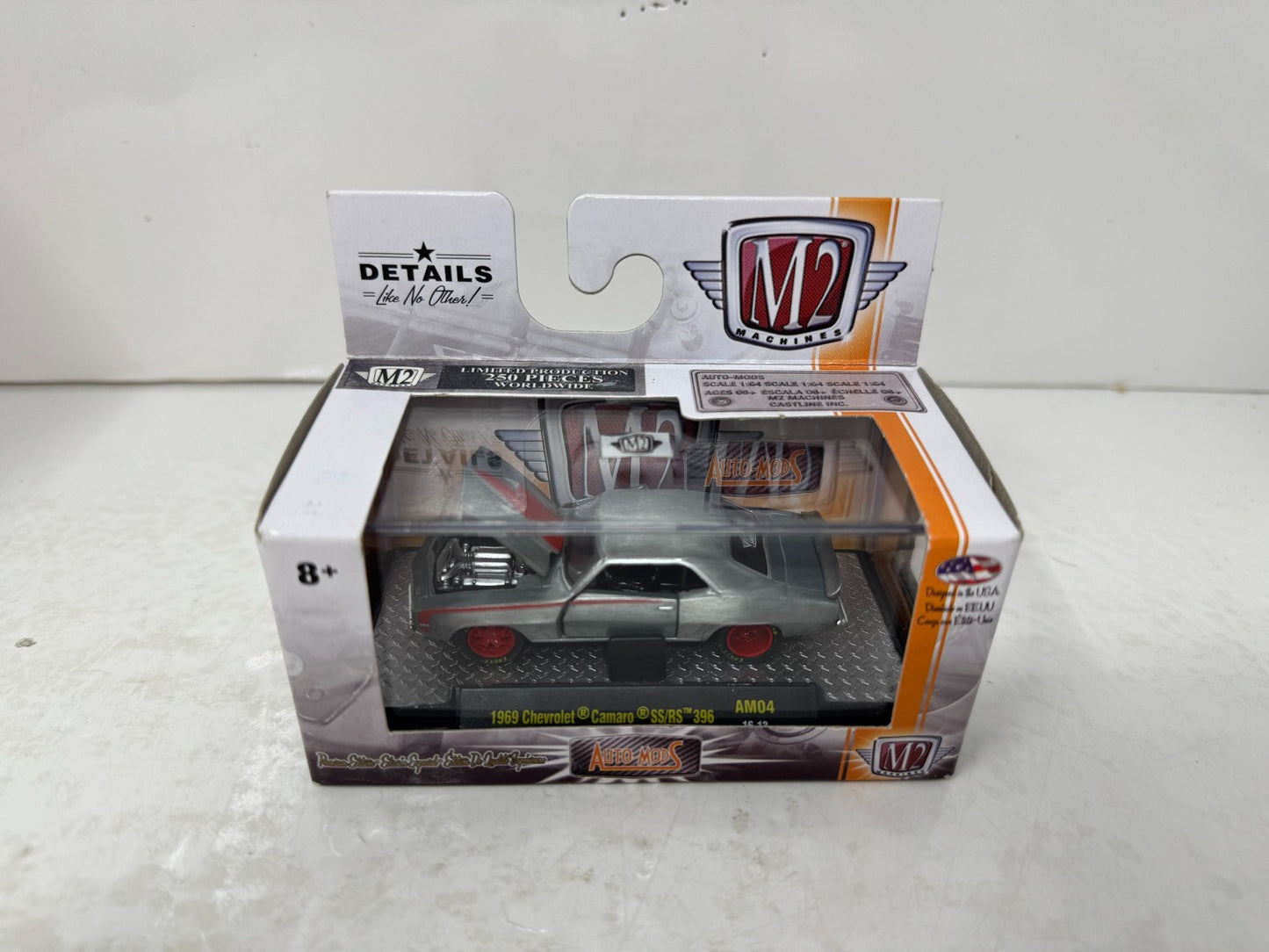 M2 Machines Auto Mods 1969 Chevrolet Camaro RARE RAW SUPER CHASE 1:64 Diecast