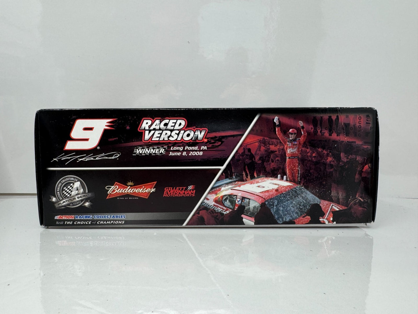 Action NASCAR Kasey Kahne #9 Bud Pocono Win Raced 2008 Charger 1:24 Diecast