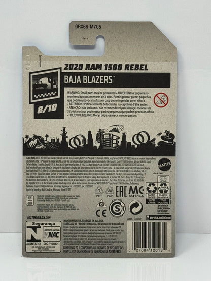 Hot Wheels Baja Blazers 2020 Ram 1500 Rebel 1:64 Diecast V3