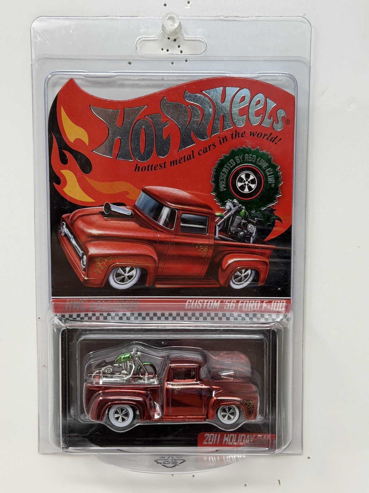 Hot Wheels RLC Red Line Club Holiday Custom 1956 Ford F-100 1:64 Diecast