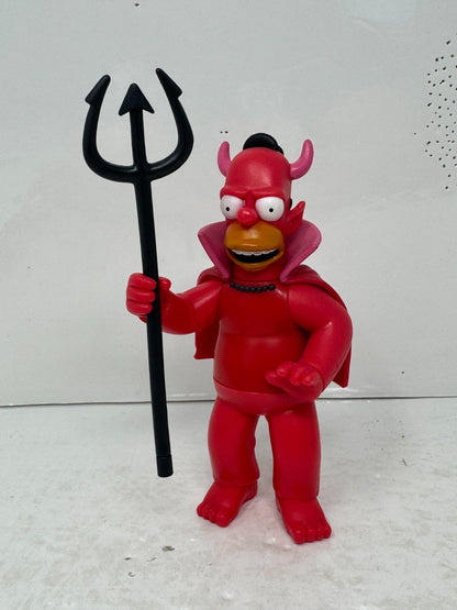 Simpsons World of Springfield Evil Homer With Pitchfork Playmates Figure