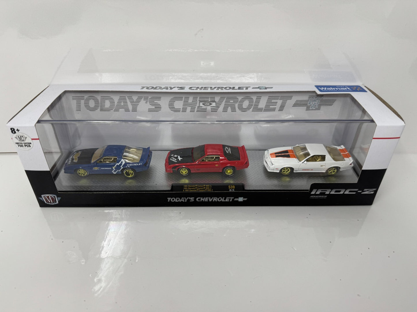 M2 Machines Today's Chevrolet IROC-Z 1985 Camaro 3 Car Set CHASE 1:64 Diecast