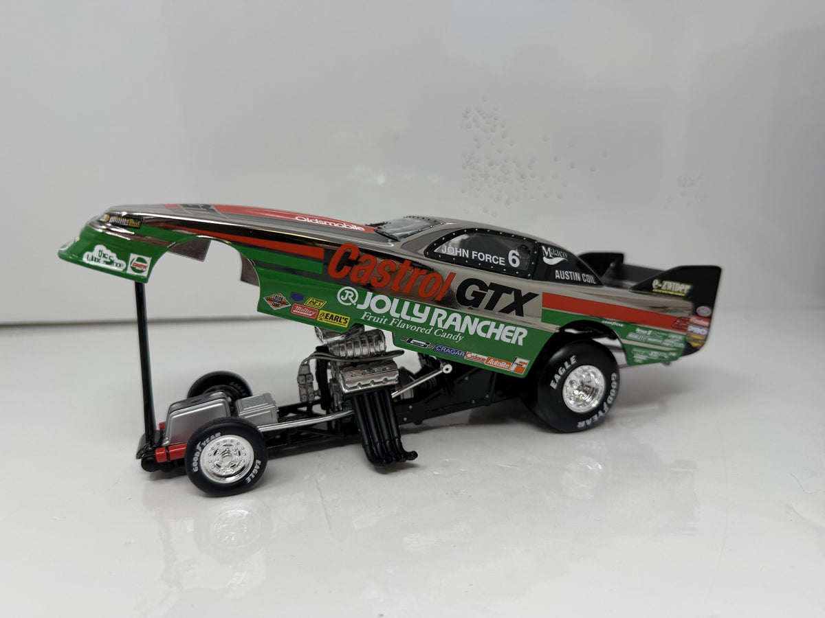 Action NHRA Historical John Force 1990 Oldsmobile Chrome 1 of 390 1:24 Diecast