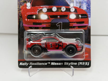 Hot Wheels Ultimate Challenge Rally Resilience Nissan Skyline R33 Diecast