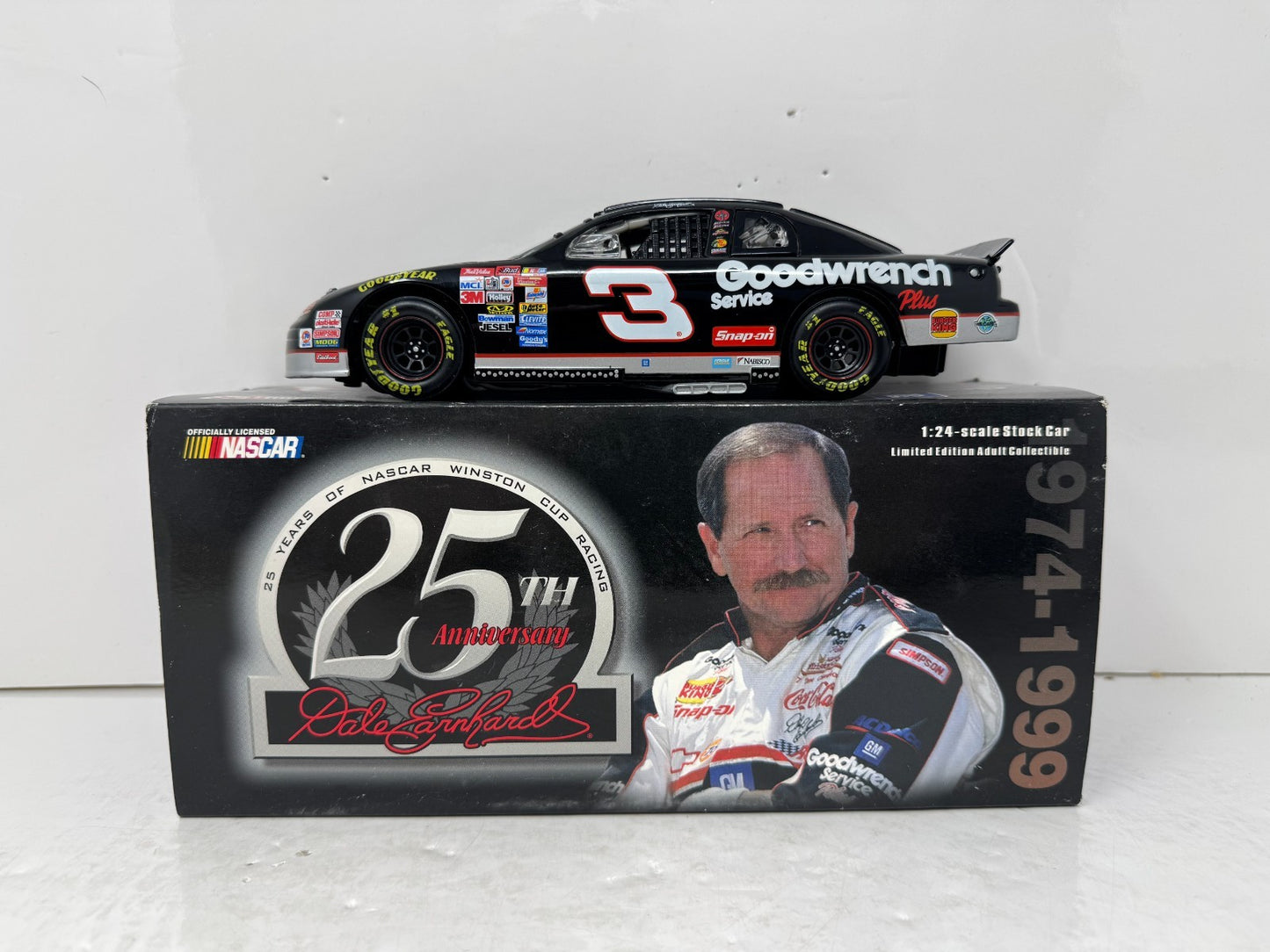 Action Nascar #3 Dale Earnhardt GM Goodwrench 25th Anniversary 1999 1:24 Diecast