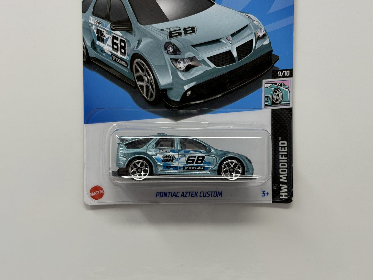 Hot Wheels HW Modified Pontiac Aztek Custom 1:64 Diecast Blue U.S. Card