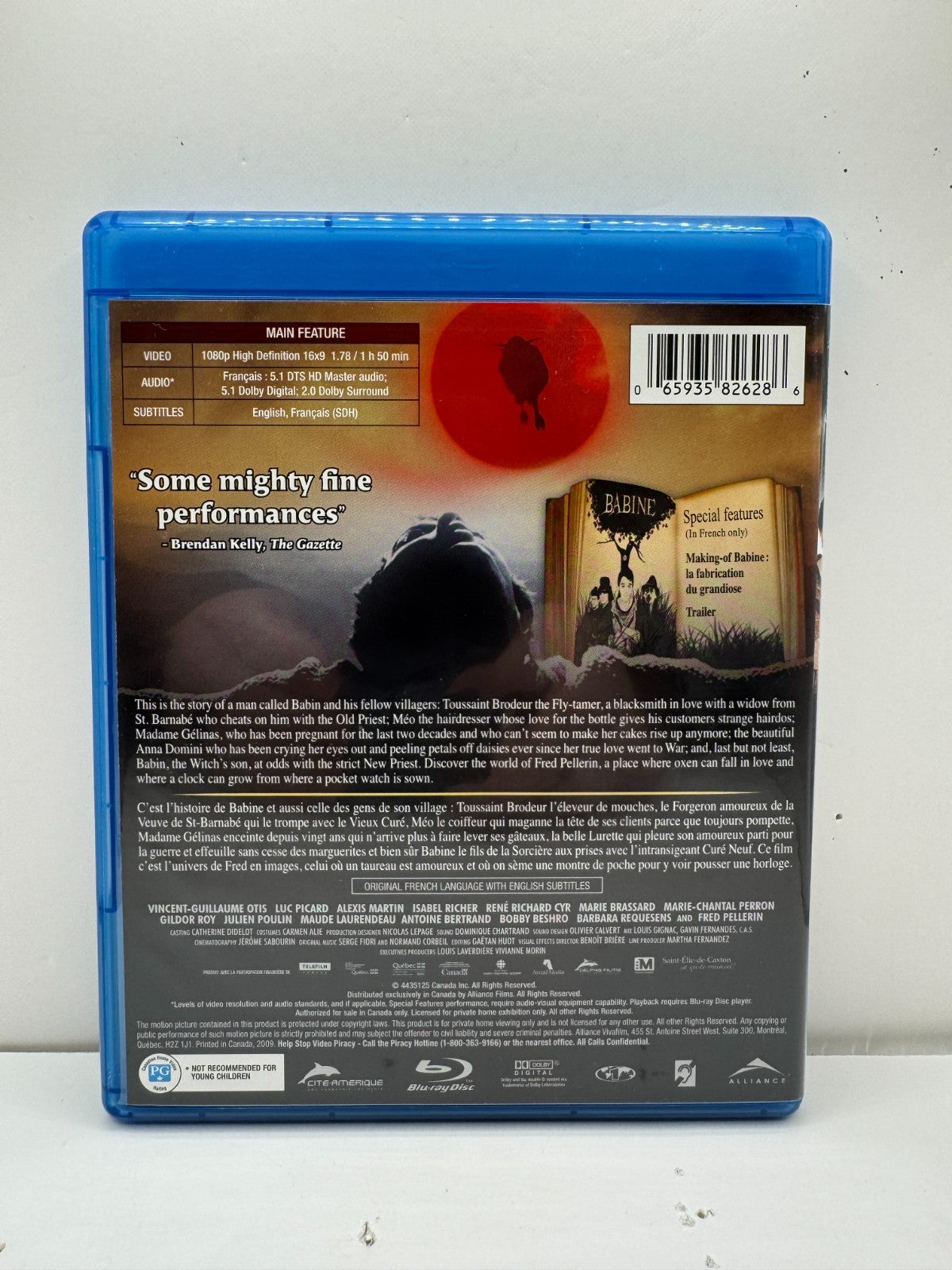 Babine (Blu-ray) Vincent-Guillaume Otis Adventure Good Condition!!!