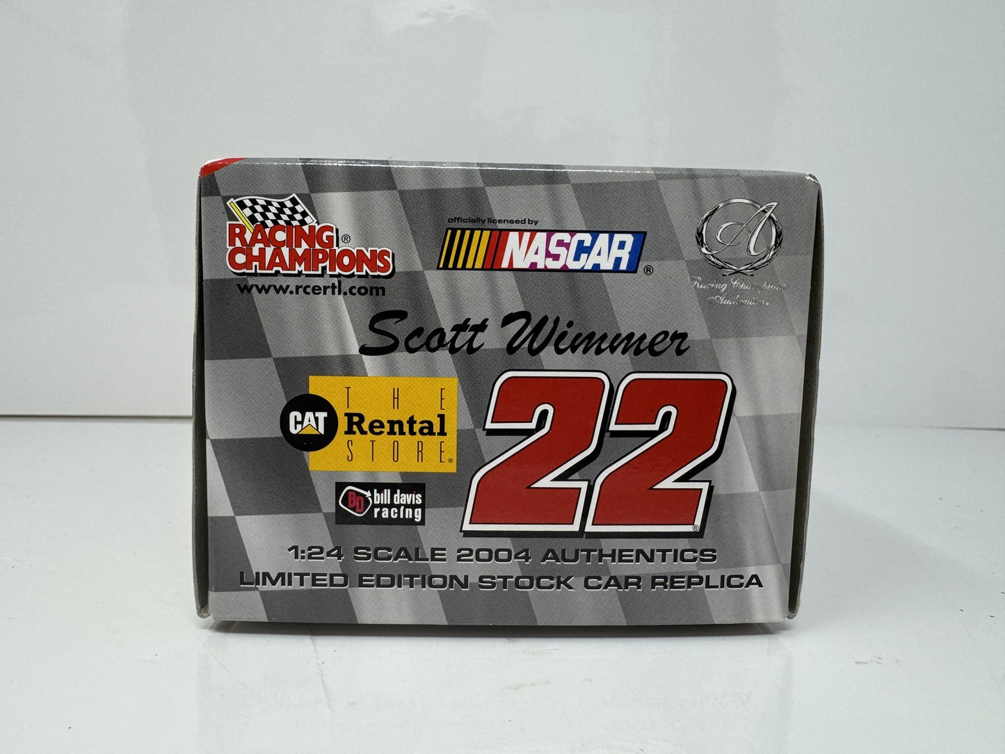 Racing Champions Nascar Scott Wimmer #22 The Cat Rental Store 1:24 Diecast