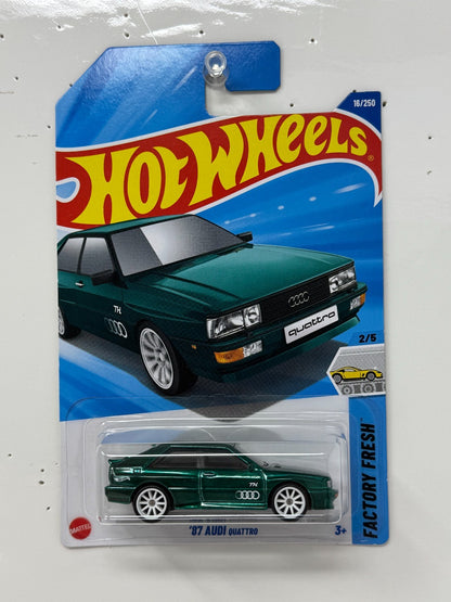 Hot Wheels Super Treasure Hunt 1987 Audi Quattro Factory Fresh 1:64 Diecast
