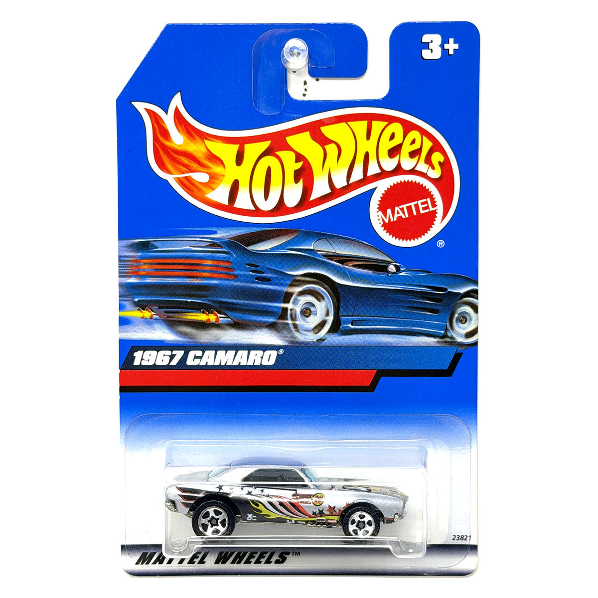 Hot Wheels 1967 Chevrolet Camaro 1:64 Diecast Silver