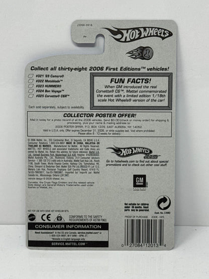 Hot Wheels First Editions Chevrolet Corvette C6R 1:64 Diecast Factory Sealed