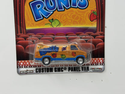 Hot Wheels Nestle Runts Custom GMC Panel Van 1:64 Diecast Real Riders