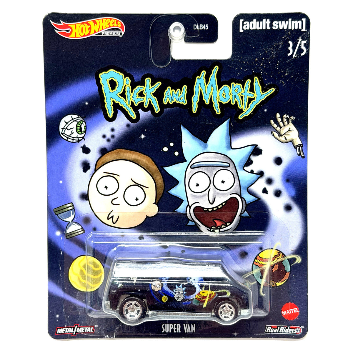 Hot Wheels Premium Rick and Morty Super Van 1:64 Real Riders