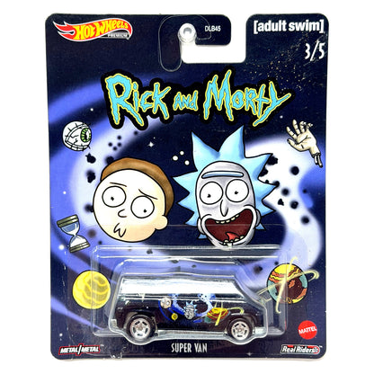 Hot Wheels Premium Rick and Morty Super Van 1:64 Real Riders