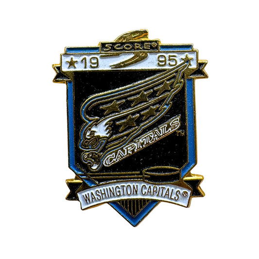 Pinnacle Score 1995 Washington Capitals NHL Hockey Team Lapel Pin⏳