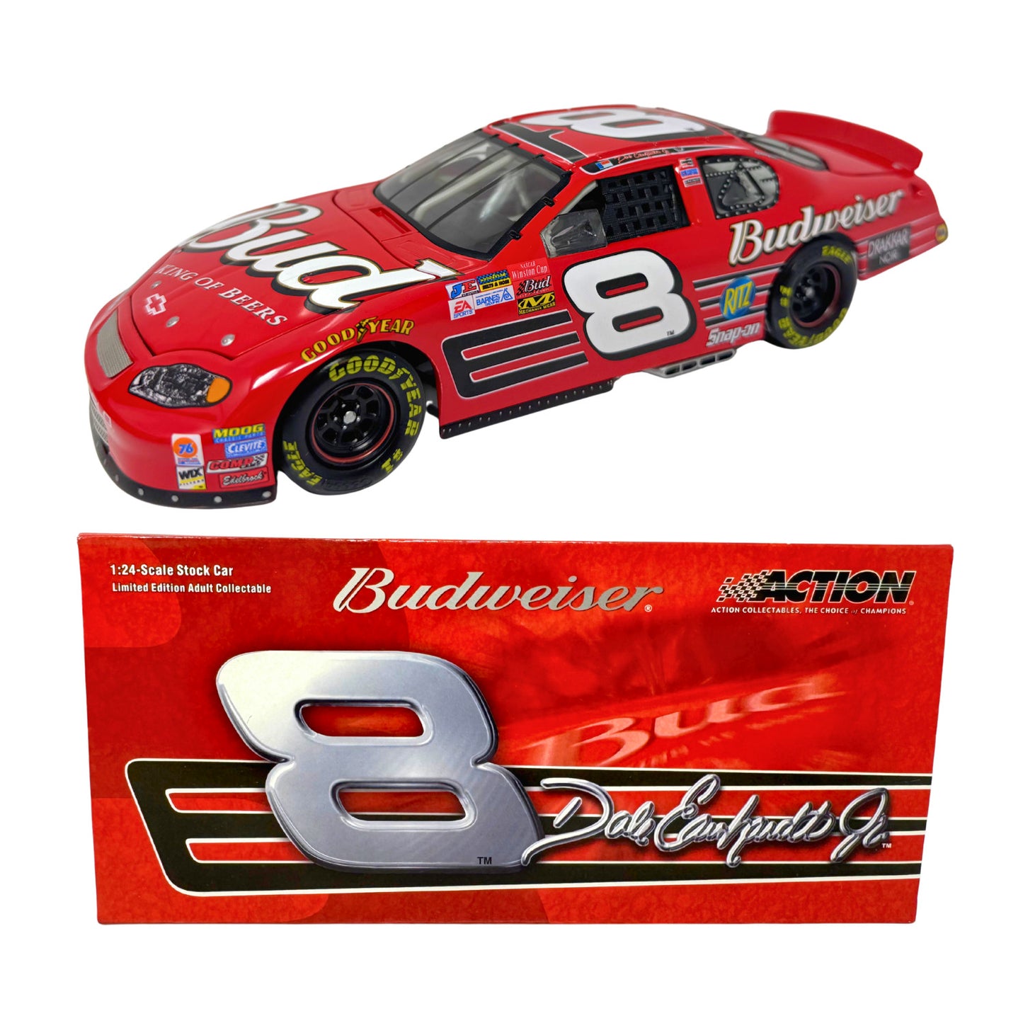 Action NASCAR Dale Earnhardt Jr #8 Budweiser 2003 Monte Carlo 1:24 Diecast