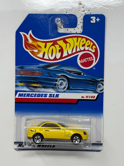 Hot Wheels Mercedes SLK 1:64 Diecast Yellow