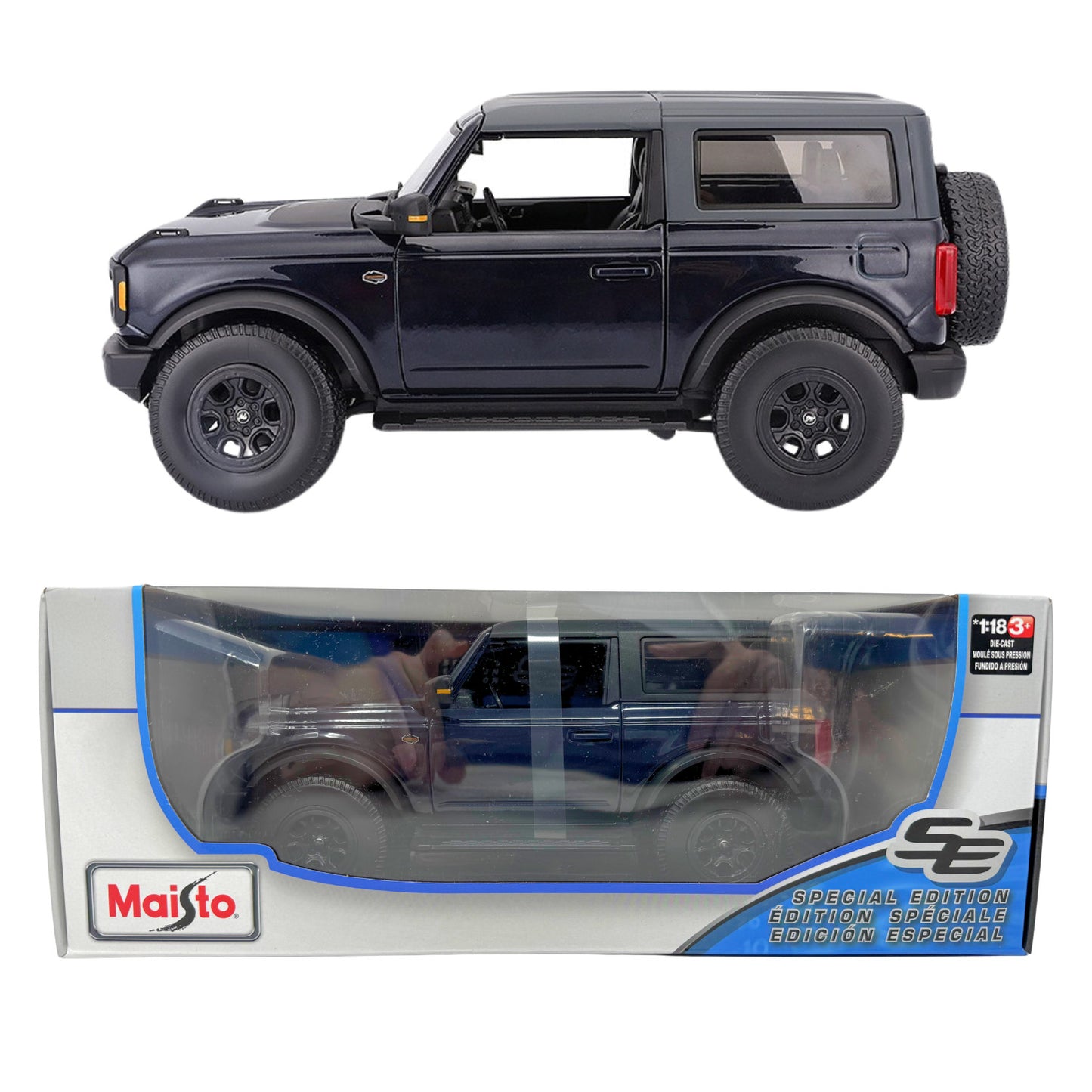Maisto 2021 Ford Bronco Wildtrak Special Edition 1:18 Diecast