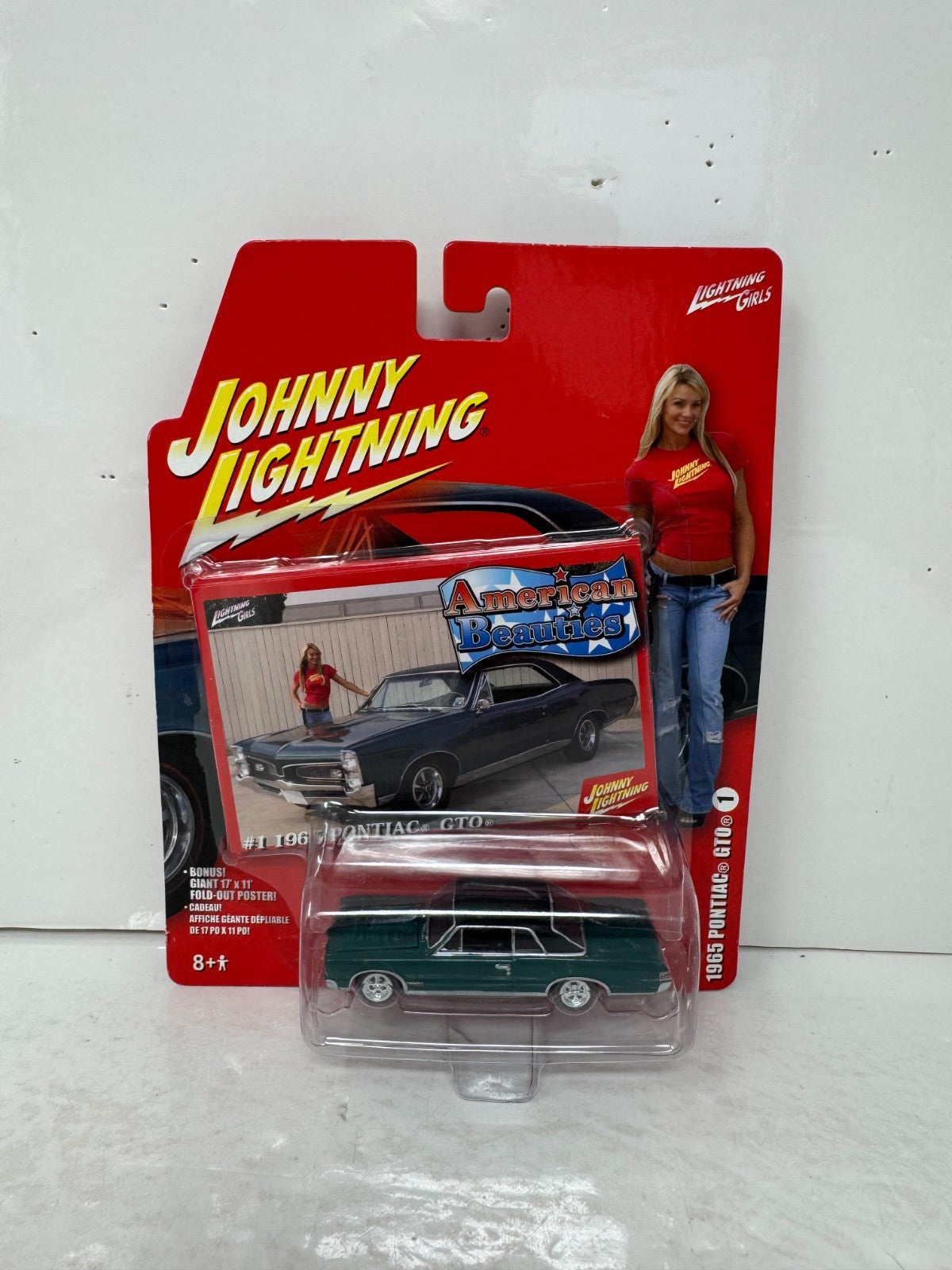 Johnny Lightning American Beauties 1965 Pontiac GTO 1:64 Diecast