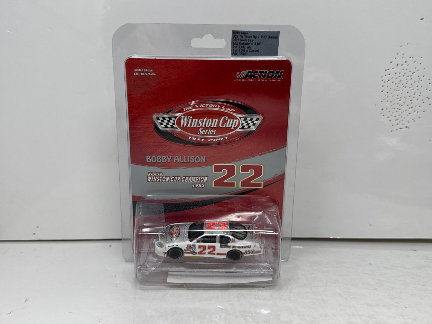 Action Nascar #22 Bobby Allison Victory Lap Champion Monte Carlo 1:64 Diecast