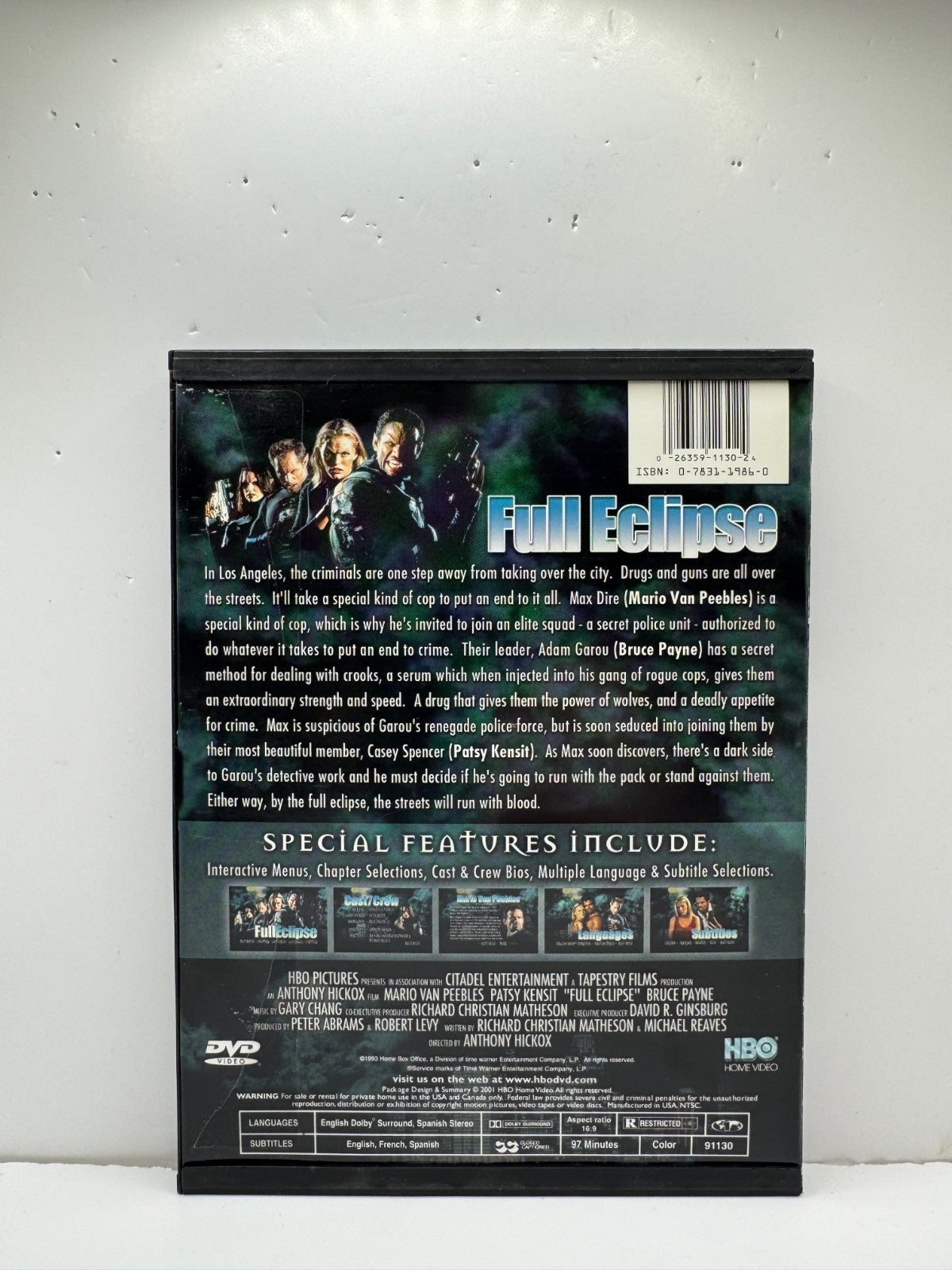 Full Eclipse (DVD) Mario Van Peebles Action
