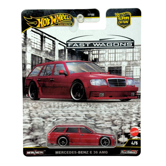 Hot Wheels Premium Fast Wagons Mercedes-Benz E 36 AMG 1:64 Diecast
