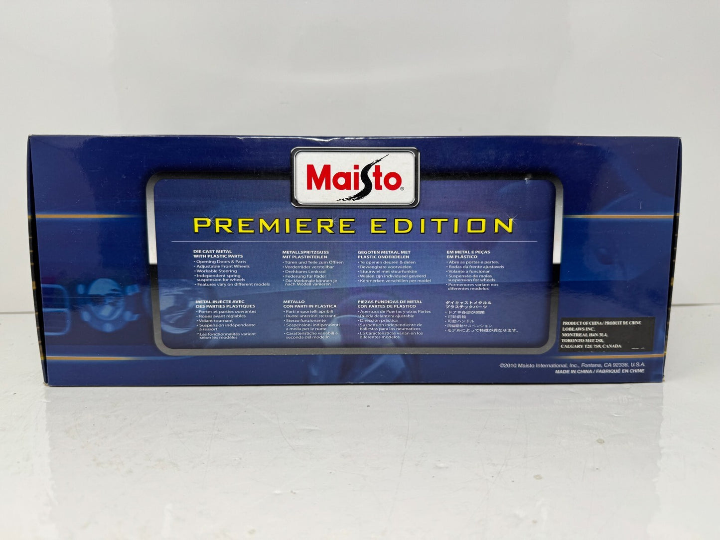 Maisto Mercedes-Benz SL65 AMG Premiere Edition 1:18 Diecast