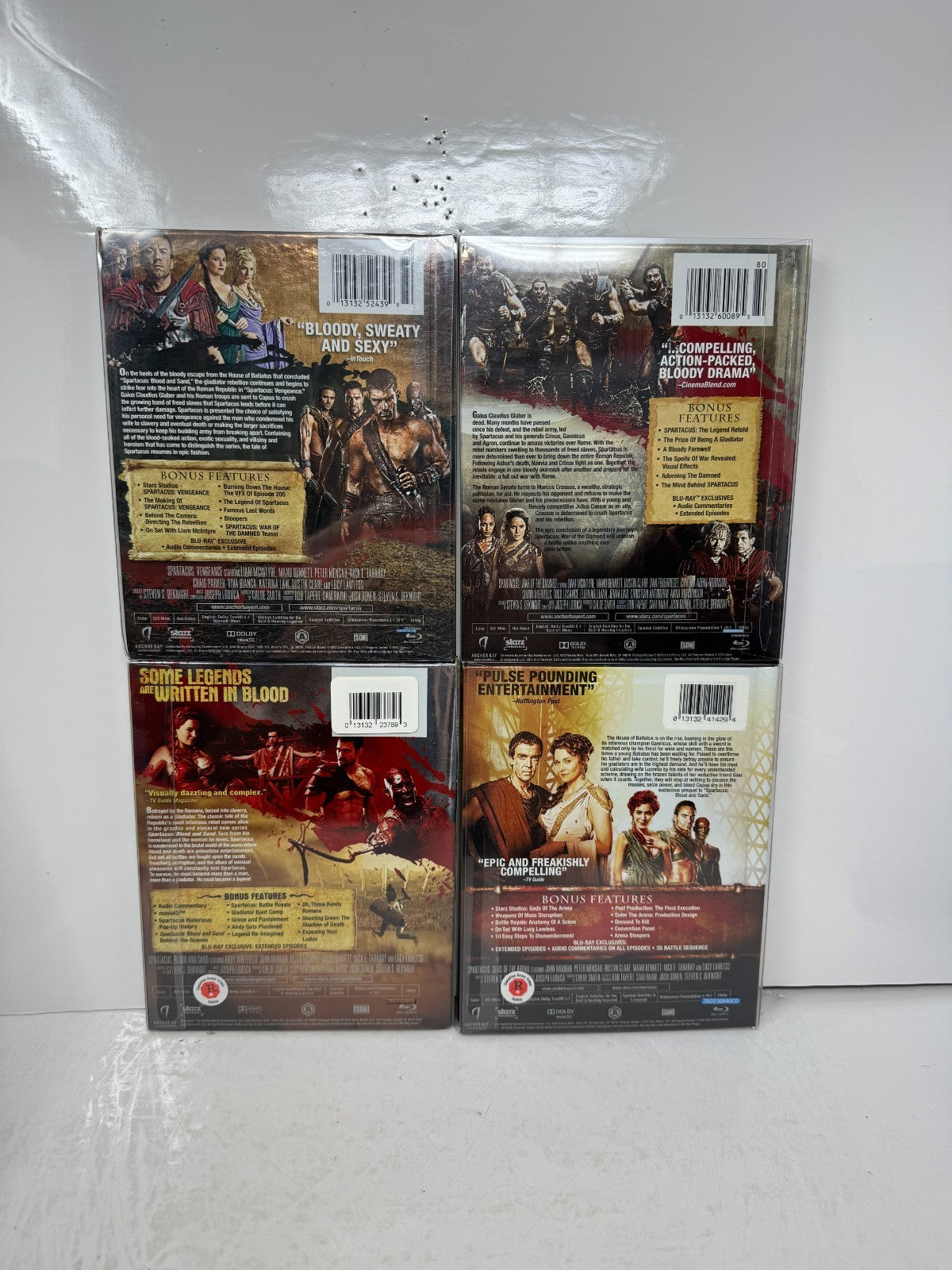 Spartacus Complete Series (Blu-ray) Andy Whitfield Historical Action TV Show