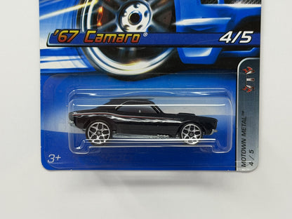 Hot Wheels Motown Metal 1967 Chevrolet Camaro 1:64 Diecast Black