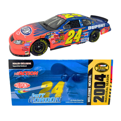 Action NASCAR Jeff Gordon #24 DuPont NEXTEL Inaugural 2004 Chevy 1:24 Diecast