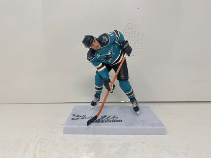 McFarlane NHL Jonathan Cheechoo San Jose Sharks Figure Auto Signed