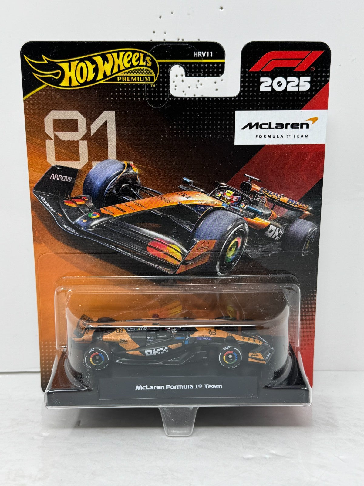Hot Wheels Premium F1 McLaren Formula One Team #81 1:64 Diecast