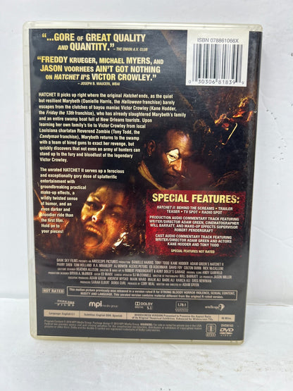 Hatchet II (DVD) Horror Good Condition!!!