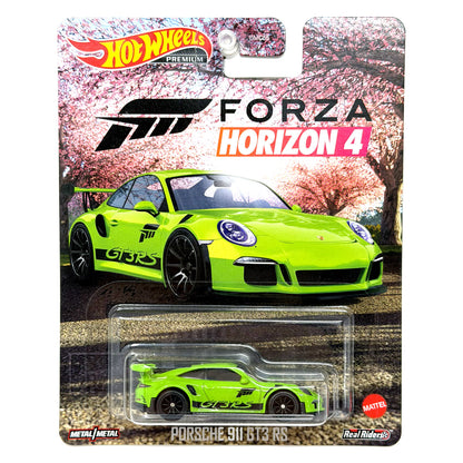 Hot Wheels Premium Forza Horizon 4 Porsche 911 GT3 RS 1:64 Diecast