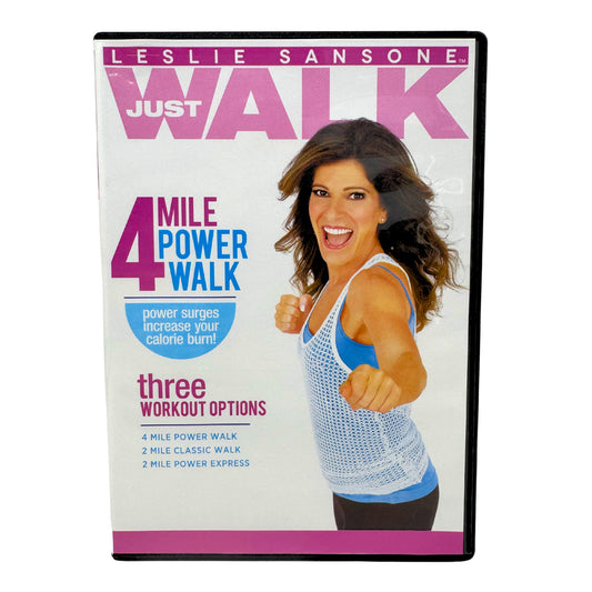 Leslie Sansone: Just Walk - 4 Mile Power Walk (DVD) Fitness Good Condition!!!