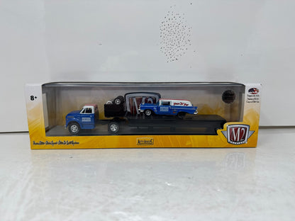 M2 Auto Haulers Chevy C-60 Truck & 1957 Chevy Sedan Delivery SEMA 1:64 Diecast