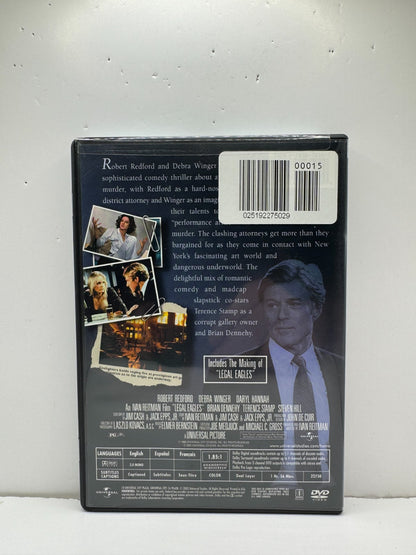 Legal Eagles (DVD) Robert Redford Comedy