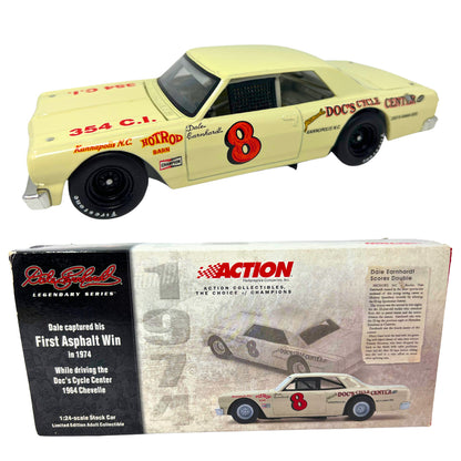 Action Nascar #8 Dale Earnhardt Sr Asphalt Win 1964 Chevy Chevelle 1:24 Diecast