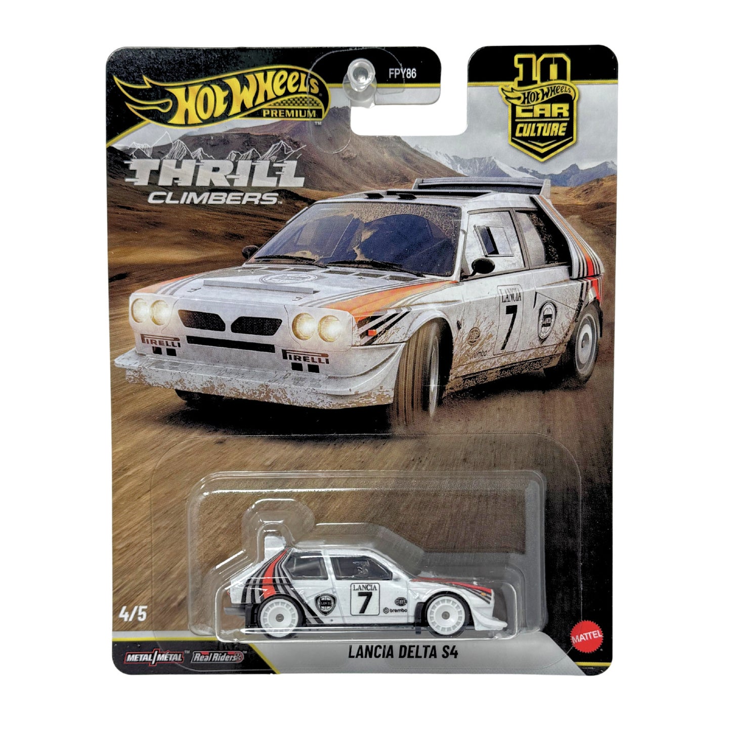 Hot Wheels Premium Thrill Climbers Lancia Delta S4 1:64 Diecast
