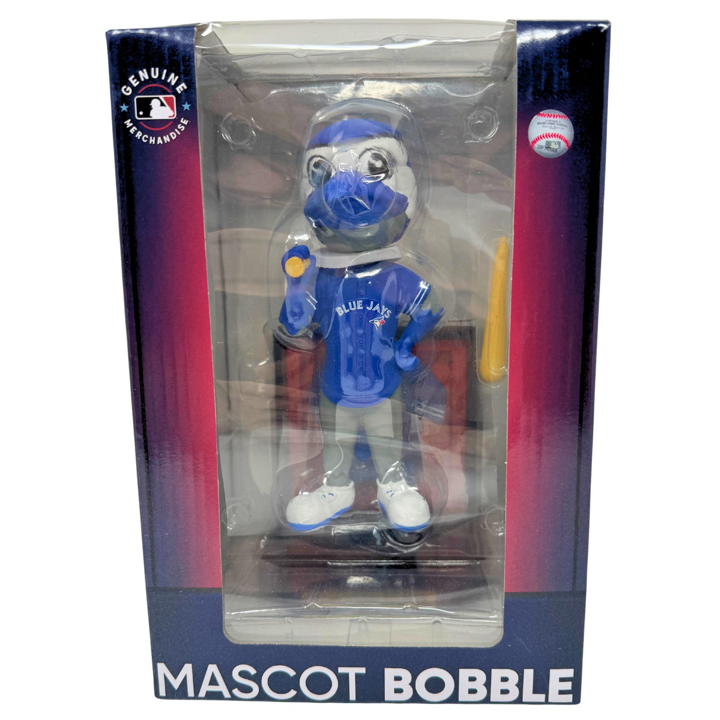 FOCO MLB Toronto Blue Jays Ace Mascot Framed Jersey Mascot Bobblehead