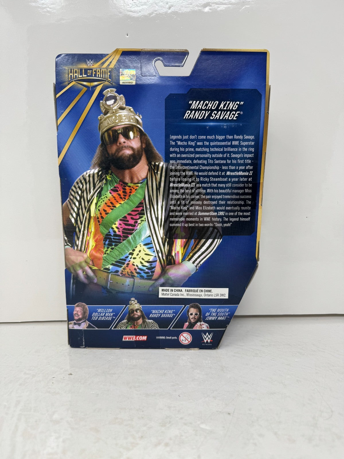 WWE "Macho King" Randy Savage Elite Collection Hall of Fame action figure Mattel