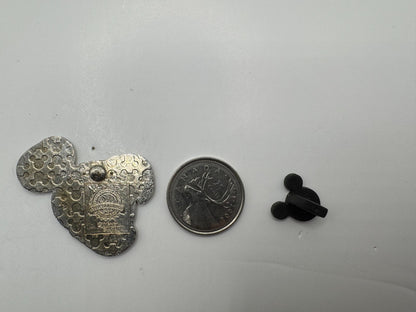 Disney Tinker Bell Face Top Knot Trading Pin DC1S13