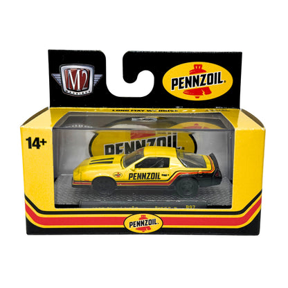 M2 Machines Pennzoil 1985 Chevrolet Camaro IROC-Z 1:64 Diecast
