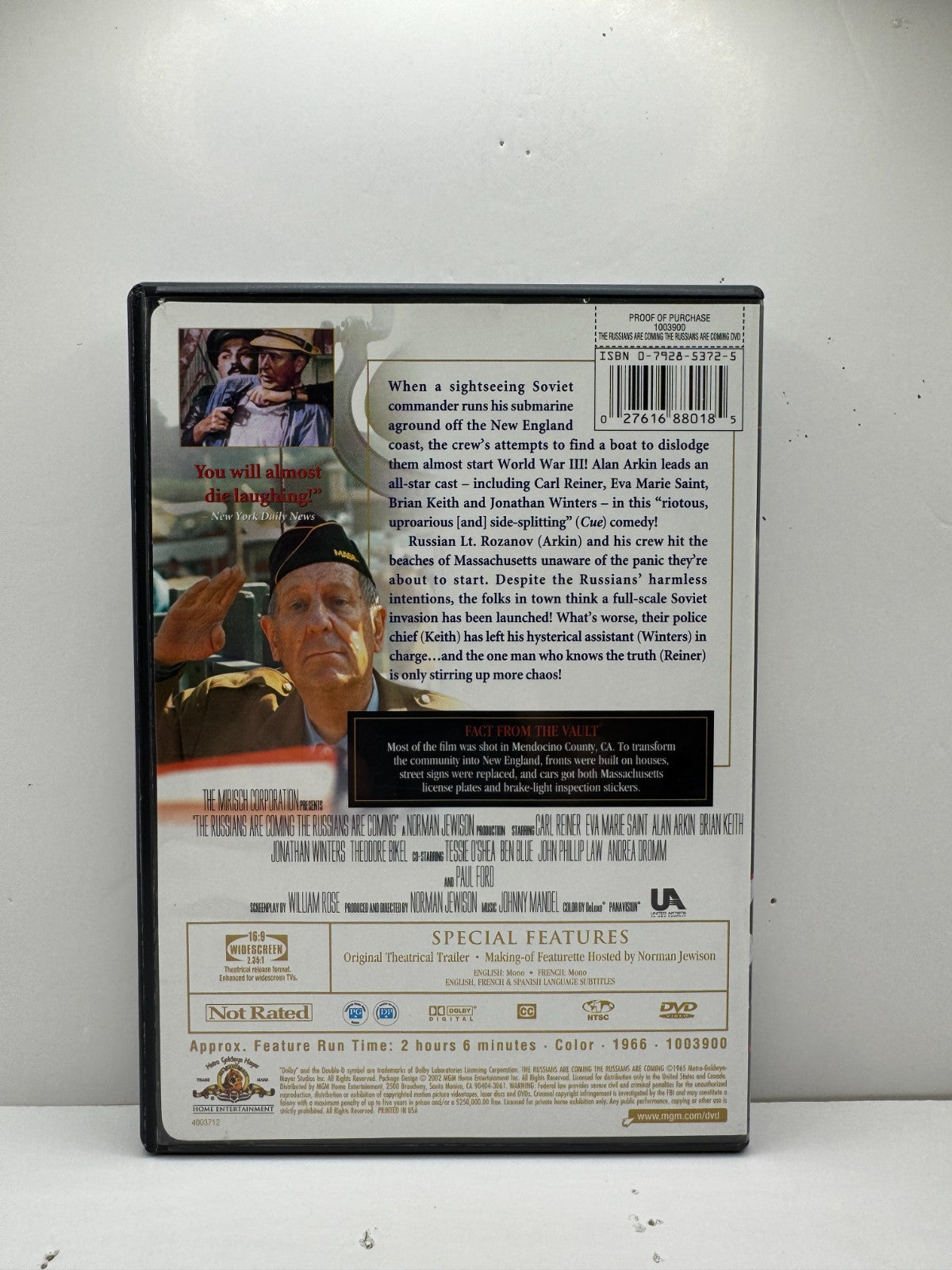 The Russians Are Coming the Russians Are Coming (DVD) Cold War Comedy