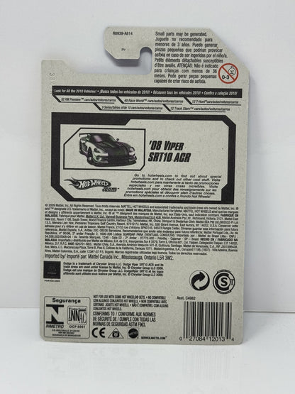 Hot Wheels Premiere 2008 Dodge Viper SRT10 ACR 1:64 Diecast White