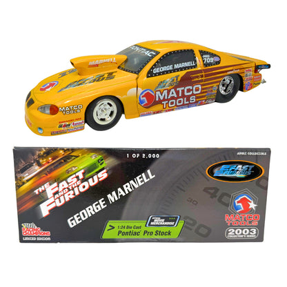 Racing Champions NHRA George Marnell Fast Furious Pontiac Pro Stock 1:24 Diecast