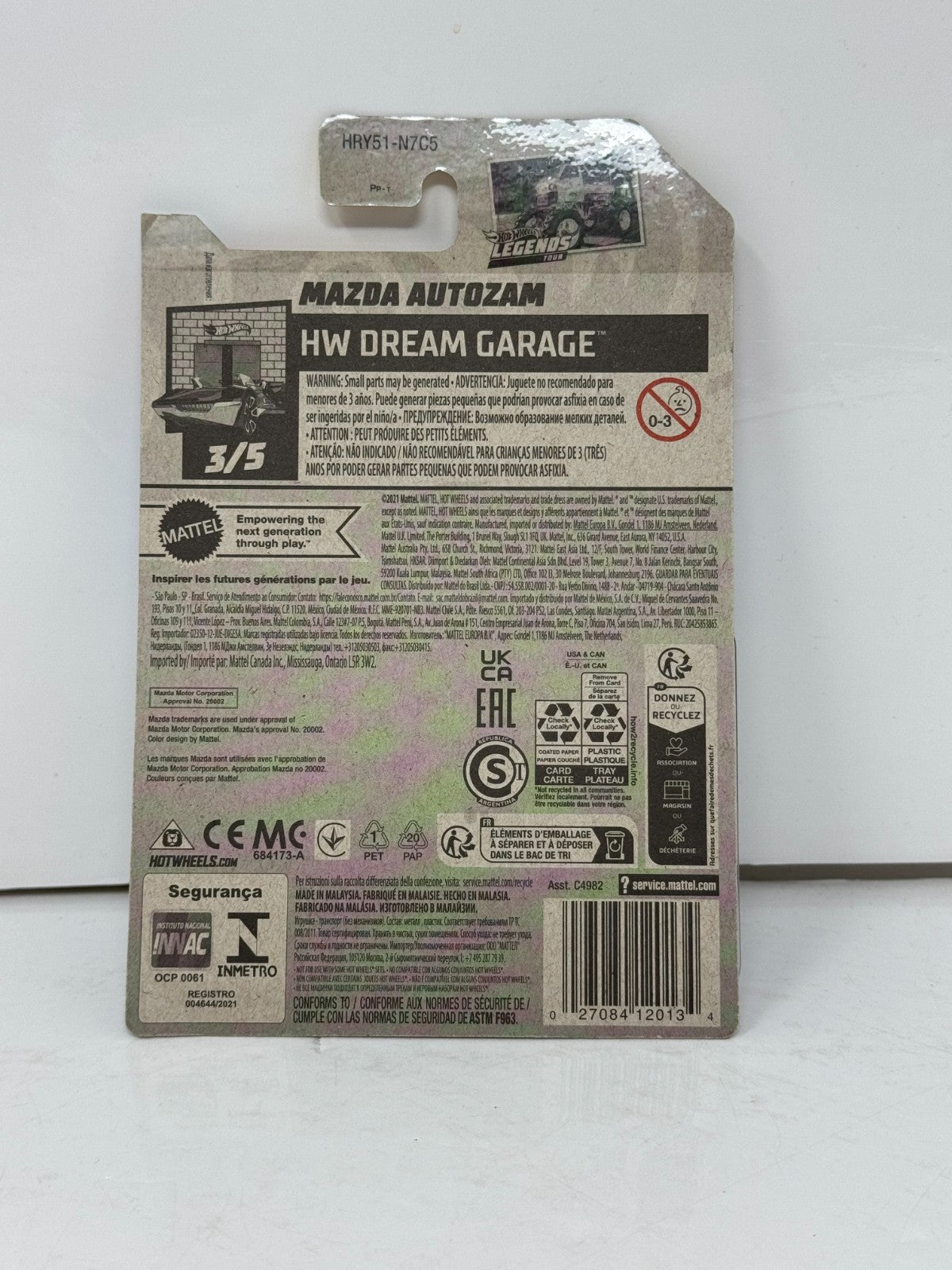 Hot Wheels Dream Garage Mazda Autozam 1:64 Diecast