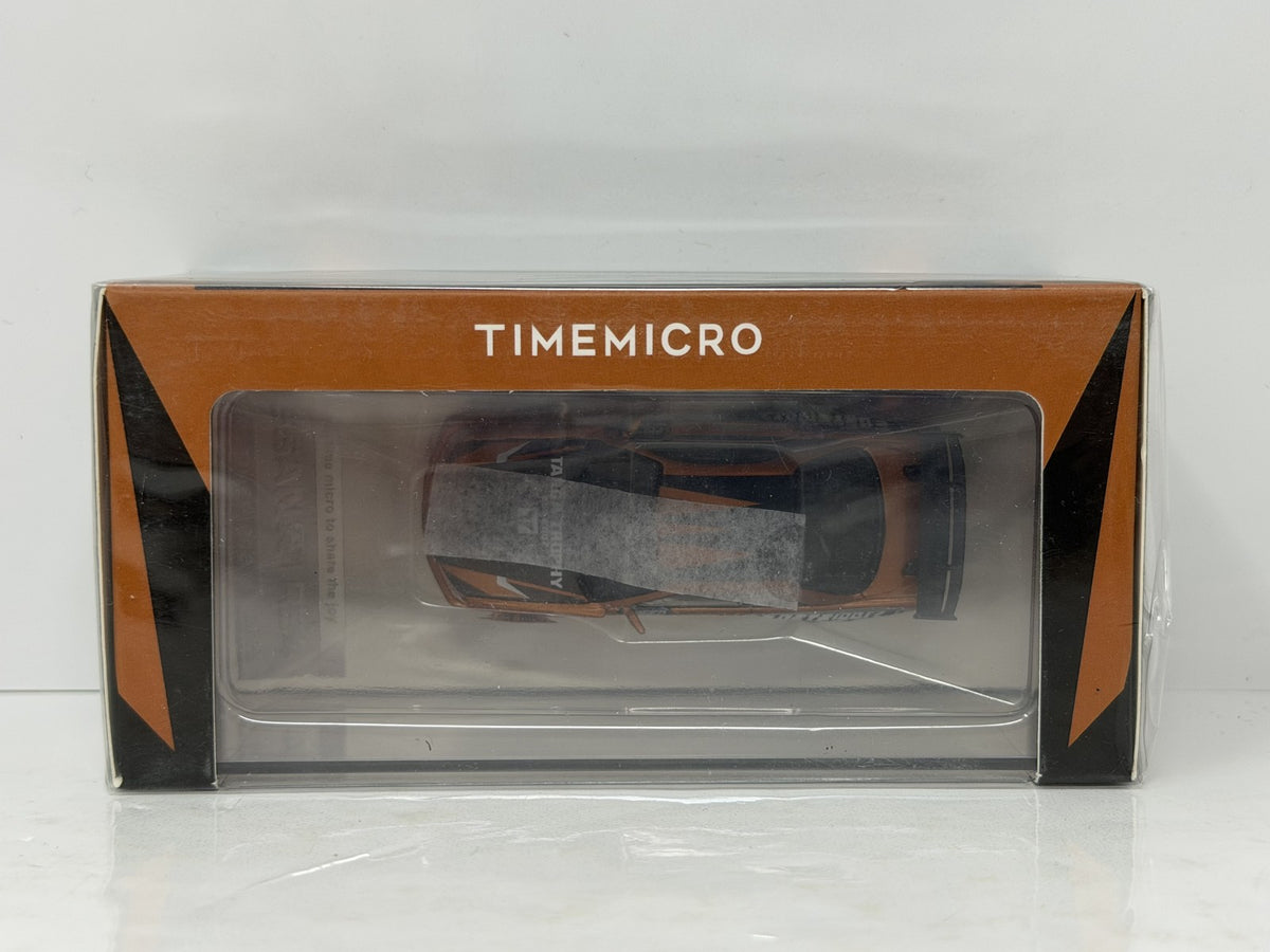 Time Micro Nissan Skyline GT-R R34 1:64 Diecast Gold Orange Boxed