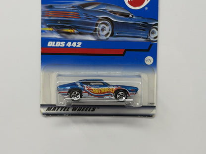 Hot Wheels Oldsmobile 442 1:64 Diecast Blue